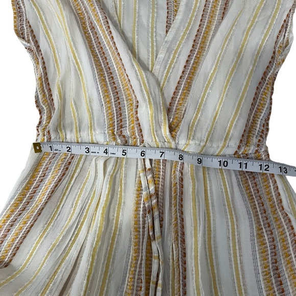 Blue Island Beach Dress Coverup Metallic Maxi Size Medium - Picture 10 of 16